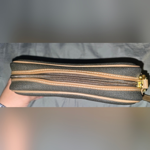 Classic Dunhill Brown and Black Unisex Clutch Bag - Picture 7 of 10